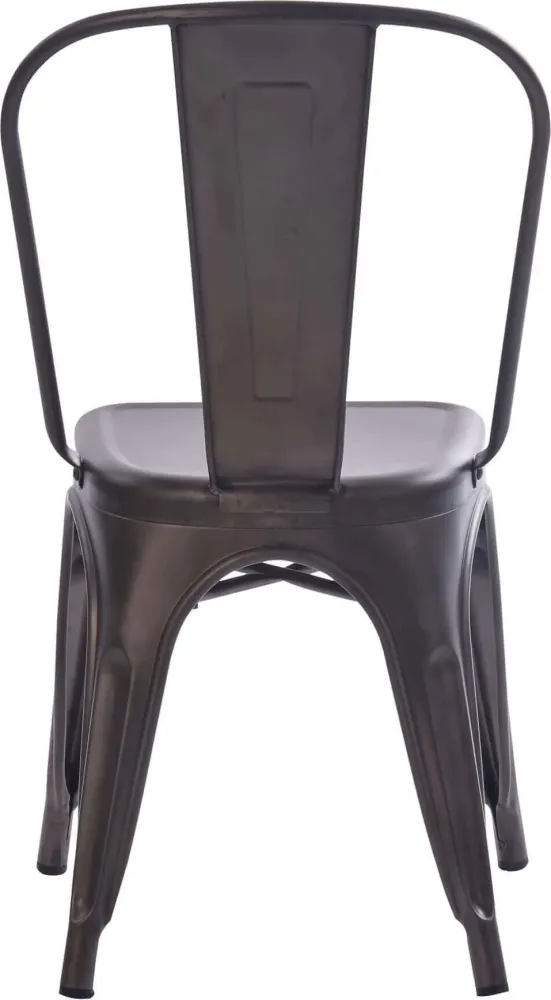 AGATHA - sedia moderna metallo Nero Milani Home