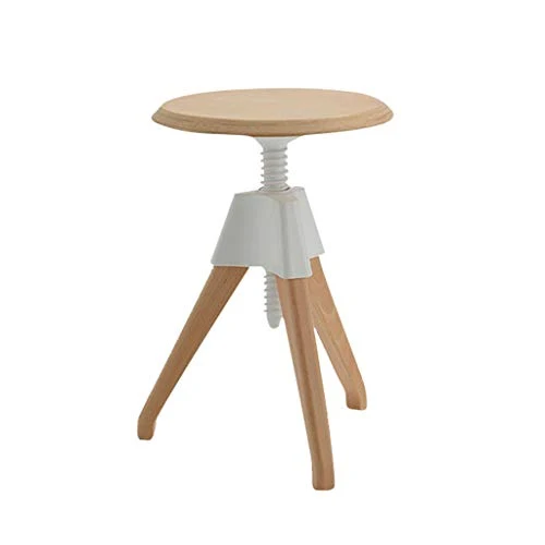 Ailj Sgabello da Bar Legno Massello, Sedia da Bar Creativa, Sollevare Lo Sgabello da Bar, Sgabello Piccolo per Bambini, Sg...