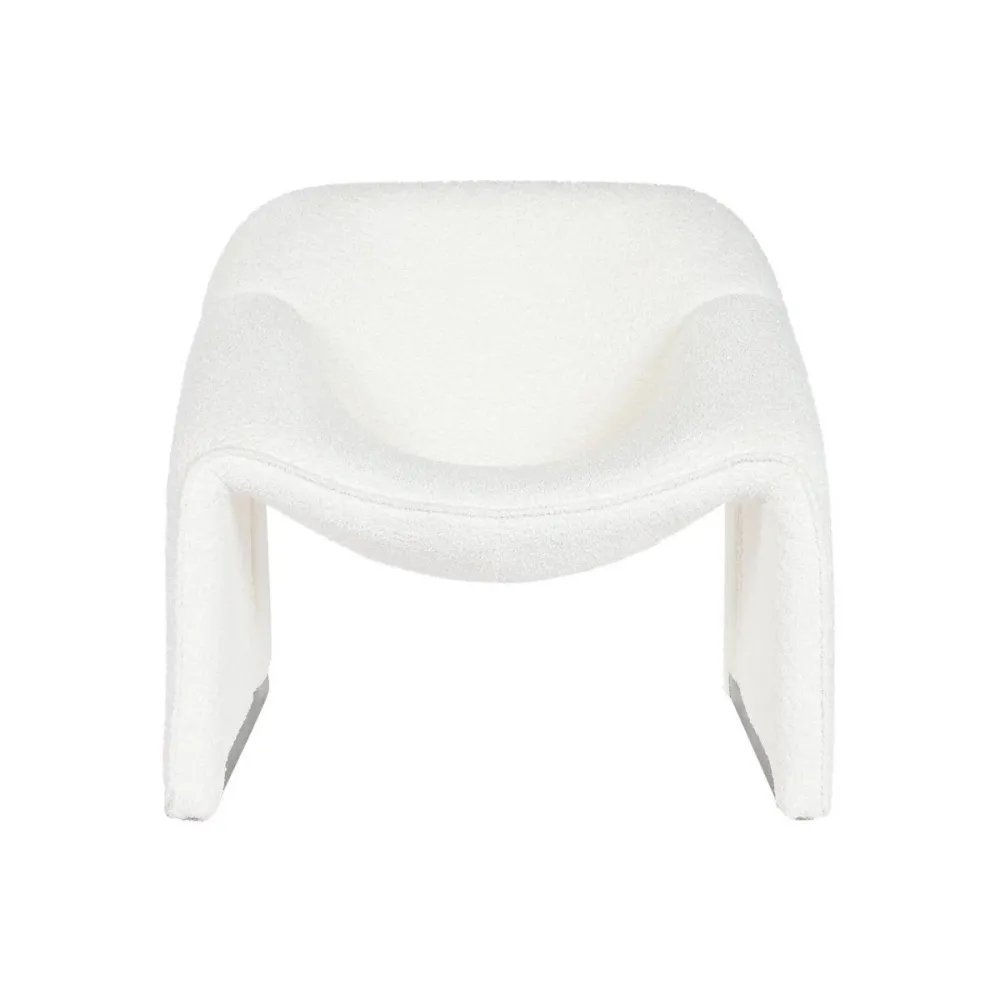 POLTRONA METALLO POLIESTERE 84X64X74 BIANCO LOOP MB212036 MINIMO 2 PEZZI alexandra Meti