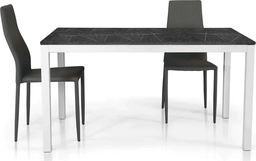 ALEXIA - sedia moderna ecopelle Grigio Milani Home