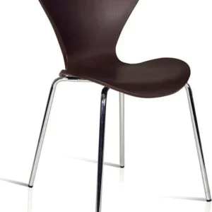 ALISSA - sedia plastica Marrone Milani Home