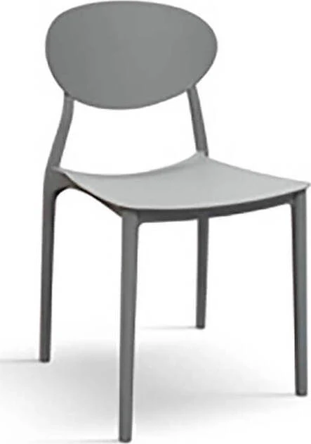 ALTAIR - sedia moderna polipropilene cm 50 x 53 x 81 h Grigio Milani Home