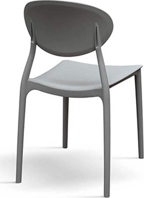 ALTAIR - sedia moderna polipropilene cm 50 x 53 x 81 h Grigio Milani Home