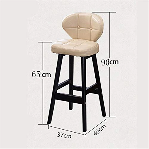 ALUNVA 2X ( Modo Sedia Bar,Sgabello Alto,retrò Sgabello Barre,Sgabello da Banco,Bistro Sgabello Posteriore Alto,Sgabello d...