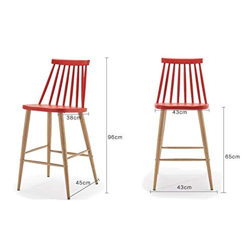 ALUNVA Seggiolone,Sedia Windsor,Moderno Sgabello da Banco,Semplice Sgabello Posteriore Alto,Sgabelli Alti,Sedie da Bar,Sed...