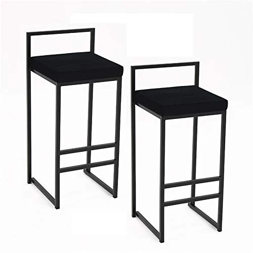 2x ( Modo Seggiolone,Sedie Alte,Moderno Sgabello Da Banco,Semplice Sgabello Sella,Casa Sgabelli Alti,Stile Industriale Sga...