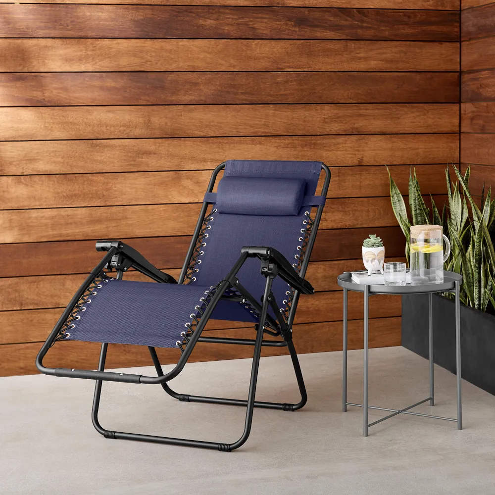AmazonBasics - Sedia gravità zero, Blu