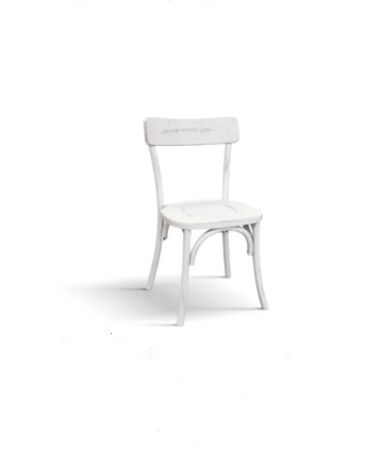 Amelie - Sedia legno bianco consumato