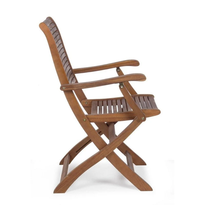 Andrea Bizzotto Sedia con Braccioli Noemi Pieghevole Legno