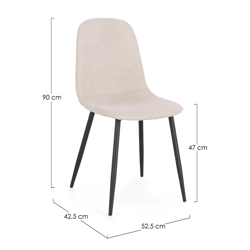 Andrea Bizzotto Sedia da interni Irelia Beige
