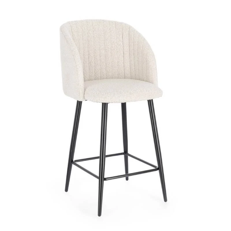 Andrea Bizzotto Sgabello da Cucina Queen Avorio H97 cm