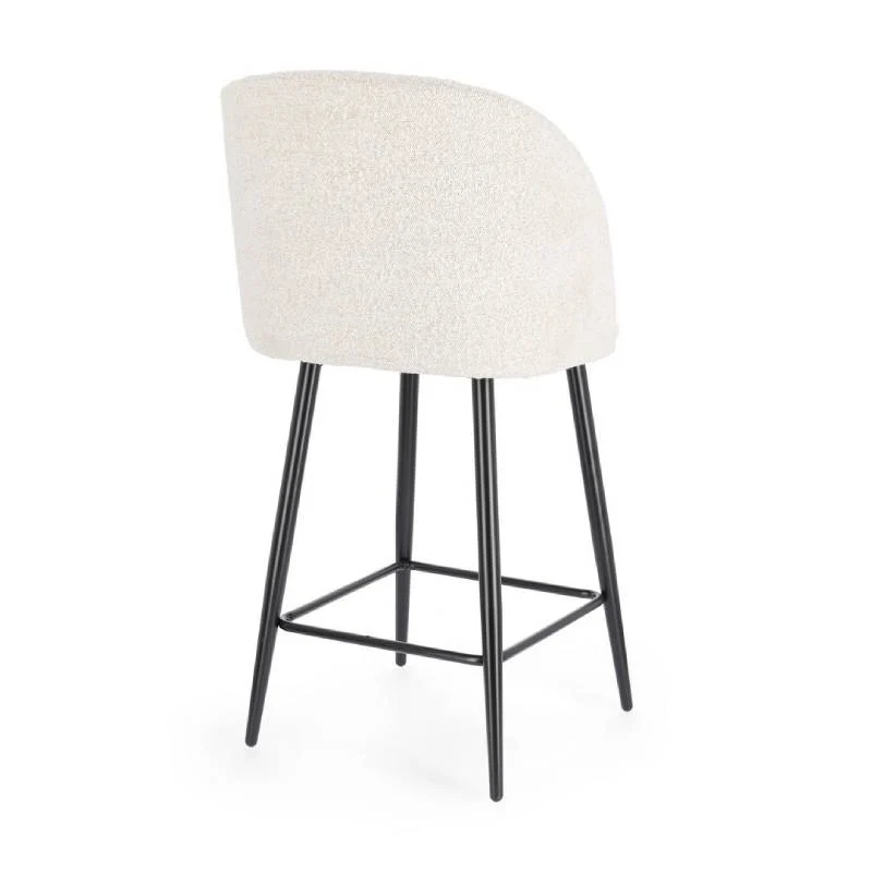 Andrea Bizzotto Sgabello da Cucina Queen Avorio H97 cm