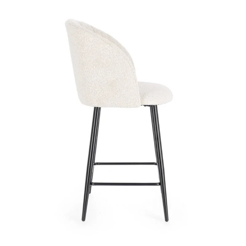 Andrea Bizzotto Sgabello da Cucina Queen Avorio H97 cm
