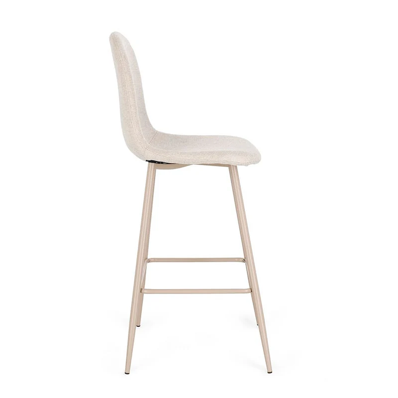 Andrea Bizzotto Sgabello da interni Irelia Tortora e Beige H102 cm