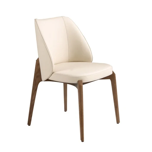 Sedia similpelle crema ANGEL CERDA