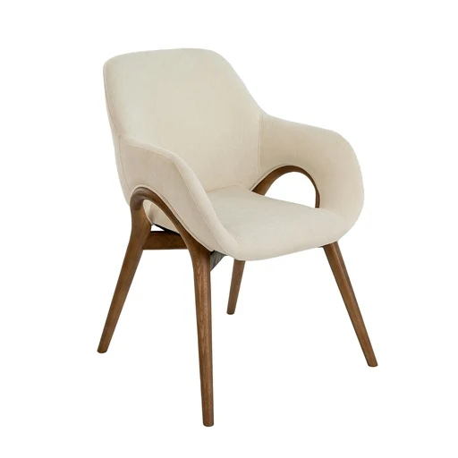Sedia tessuto beige ANGEL CERDA