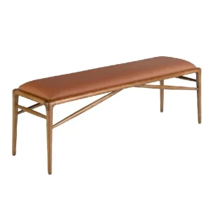 SGABELLO/PANCHETTA ECOPELLE MARRONE ANGEL CERDA