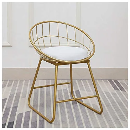Moderno Sgabello Da Bar sedie di Alta Sedia Semplice Ferro Battuto Sedia di un Bar Oro Sgabello Altezza seduta 45cm Modern...