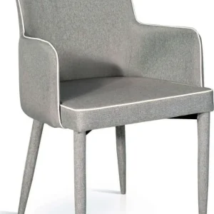 ANNABEL - poltrona tessuto Grigio Milani Home