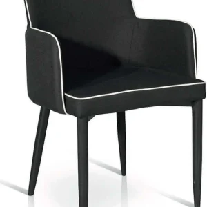ANNABEL - poltrona tessuto Nero Milani Home