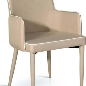 ANNABEL - poltrona tessuto Tortora Milani Home