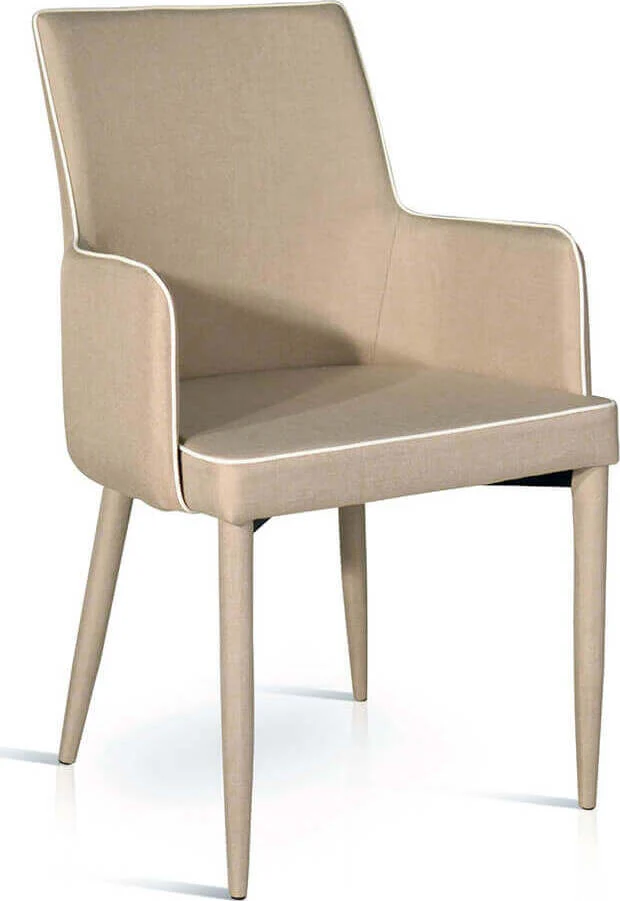 ANNABEL - poltrona tessuto Tortora Milani Home