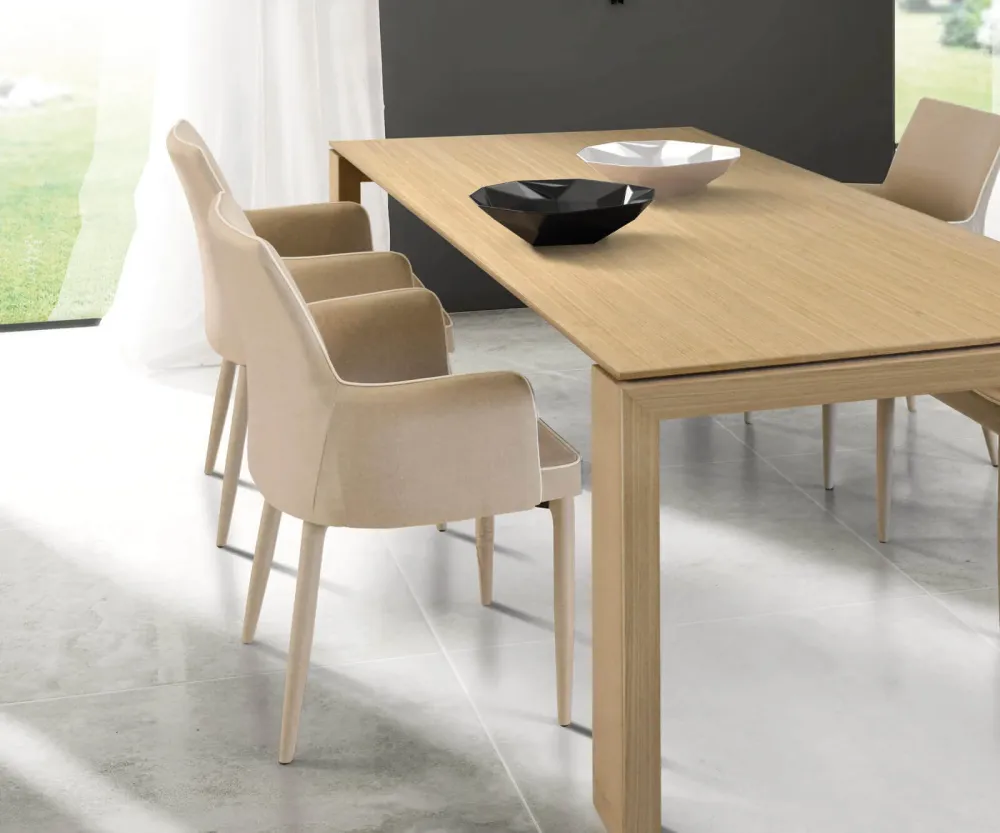 ANNABEL - poltrona tessuto Tortora Milani Home