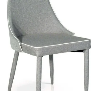 ANNABEL - sedia tessuto Grigio Milani Home