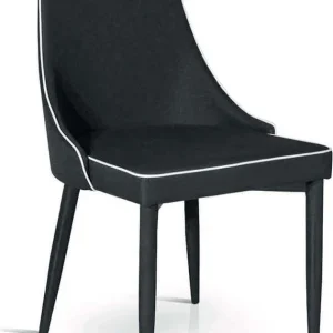 ANNABEL - sedia tessuto Nero Milani Home