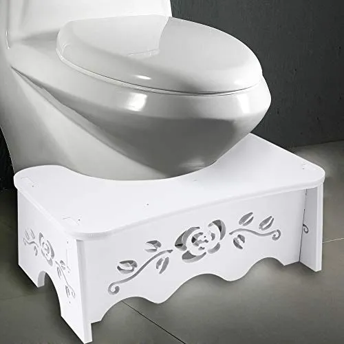 Aoyo Sgabello da Toilette Accovacciata Bagno Squat Sgabello da Bagno da 7 Pollici