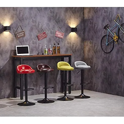 Sgabello da bar seggiovia girevole moderno minimalista moderno seggiolone cucina la colazione (Color : Green) Aoyo