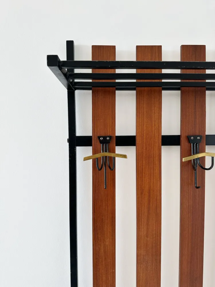Appendiabiti con listarelle legno