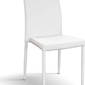ARCTURUS - sedia moderna polipropilene con cuscino cm 55 x 48 x 82 h Bianco Milani Home