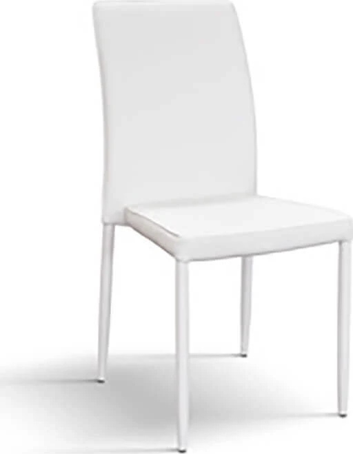 ARCTURUS - sedia moderna polipropilene con cuscino cm 55 x 48 x 82 h Bianco Milani Home