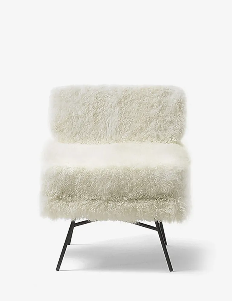 Poltrona Elettra pelliccia naturale arflex