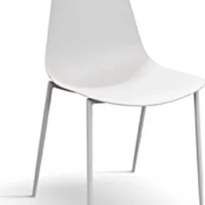 ASTRID - sedia moderna polipropilene cm 52 x 48 x 88 h Bianco Milani Home