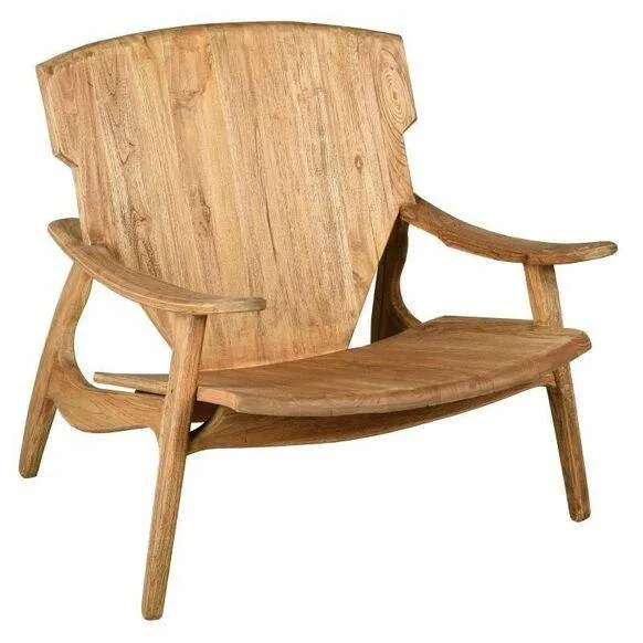 Poltrona di design teak naturale Brazil-MFA3500 Aubry Gaspard