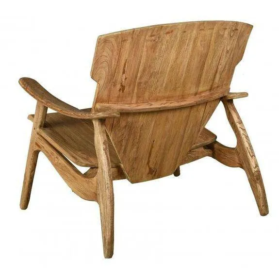 Poltrona di design teak naturale Brazil-MFA3500 Aubry Gaspard