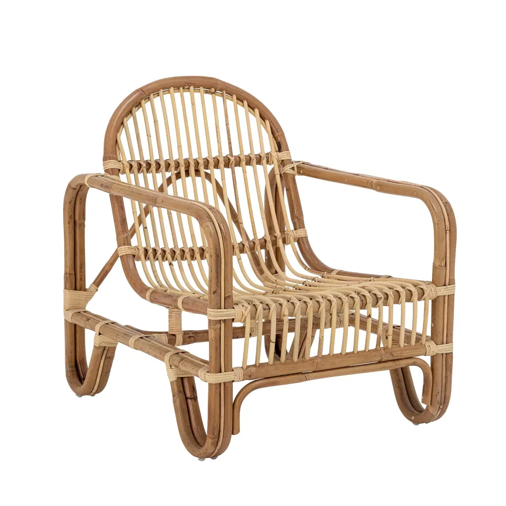 Baal Lounge Chair, Nature, Rattan