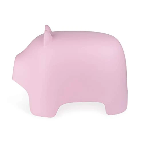 Balvi Sgabello Piggy Colore Rosa Forma di Maiale. per Interni ed Esterni. Plastica PP