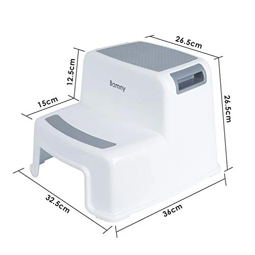 BAMNY Sgabello Antiscivolo Progettato Appositamente per i Bambini,