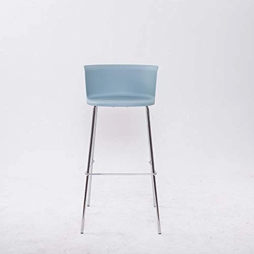 Bar chair High Chair PP Materiale Schienale Semplice e Moderno Antiscivolo Stabile Forte carico-Cuscinetto Adatto la casa...