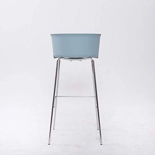 Bar chair High Chair PP Materiale Schienale Semplice e Moderno Antiscivolo Stabile Forte carico-Cuscinetto Adatto la casa...