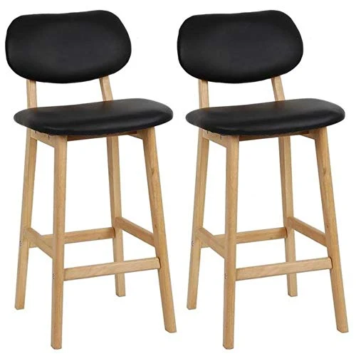 Bar chair High Chair Solid Semplice Legno dello Schienale e la casa Moderna Camera da Letto Soggiorno Caffetteria Bar cont...