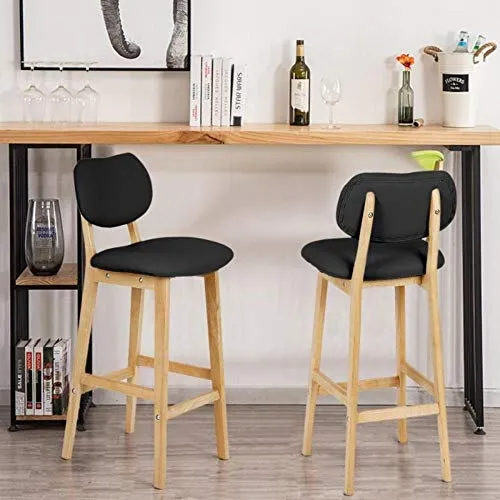 Bar chair High Chair Solid Semplice Legno dello Schienale e la casa Moderna Camera da Letto Soggiorno Caffetteria Bar cont...
