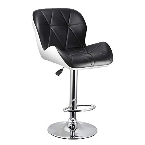 Bar chair Materiale Metallo Regolabile Altezza con poggiapiedi Rotante AntiGraffio Piano Home Office Cucina Study Room 2 P...