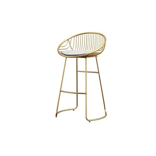 Sgabelli da Bar sgabelli Alti Indietro sedie Tavoli e Sedie Retro Ferro battuto Oro Semplice Moderna Antiscivolo Home Kitc...