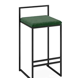 SZQ-Sgabelli da Bar Gambe Chair Sedia Metallo Nero con Il poggiapiedi Sgabello Bar Coffee Shop Azienda Reception Terrazza...