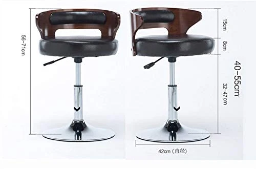 SZQ-Sgabelli da Bar Schienale Sedia, Cucina Domestica Sgabello Living Room Bar Stool Coffee Shop Ristorante Sollevamento S...