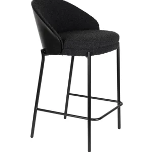 Barstuhl Rodin Bouclé Black